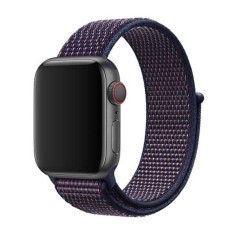 Curea din material textil, nylon Edman pentru Apple Watch 1/2/3/4/5/6/7/8/9/SE/Utra, 42/44/45/49 mm, Mov