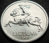 Moneda 1 CENTAS - LITUANIA, anul 1991 * cod 4488 = UNC din saculet bancar!, Europa, Aluminiu