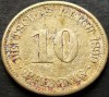 Moned istorica 10 PFENNIG - GERMANIA, anul 1890 * cod 872 - Litera A, Europa