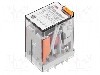 Releu electromagnetic, 230V AC, 15A, 4PDT, serie 55.34, FINDER - 55.34.8.230.0040