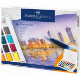 Acuarele cu Pensula si Rezervor Apa Faber-Castell Creative Studio, 36 Culori, Culori Pictura, Faber Castell Acuarele, Acuarele Scoala, Culori pentru P