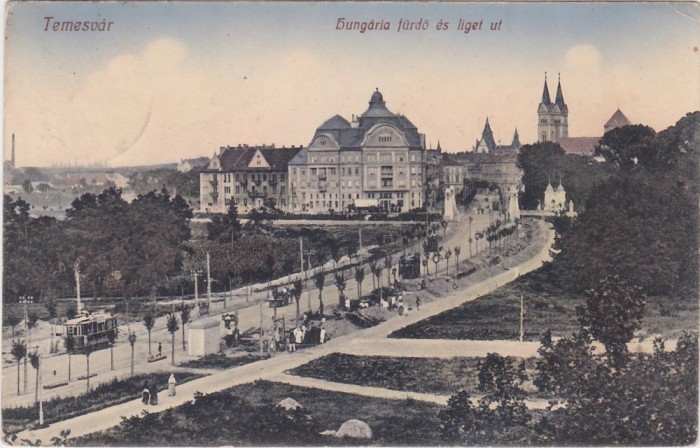 CP Timisoara Temesvar Hungaria Furdo Baile Publice ND(1914)
