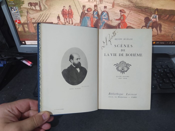 Henry Murger, Scenes de la vie de boheme autograf Dimitie Rosetti Paris 1930 020