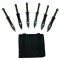 Set sase cutite de aruncat IdeallStore&reg;, Army Fury, otel inoxidabil, 19 cm