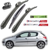Cumpara ieftin Ștergătoare Peugeot 206 (1998&ndash;2012) Hatchback (5 uși) &ndash; Set Complet Flat