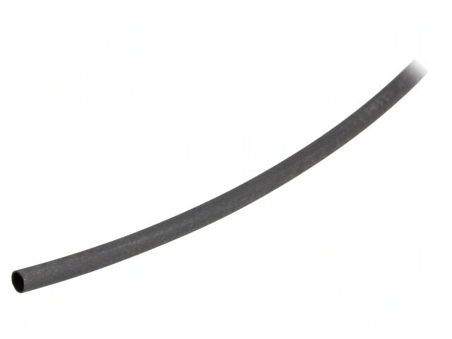 Manşon termocontractabil 3,18mm x 30,48m negru