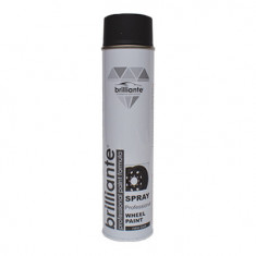 Vopsea Spray Pentru Jante Negru Mat 600 Ml Brilliante 138658 05239