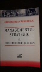 Gheorghita Caprarescu - Managementul strategic al firmei de comert si turism (Editia: 2005) foto