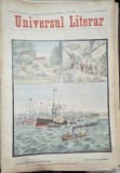 Revista Universul Literar nr.7/1897 pe coperta flota internationala de rzboi in fata Cancei