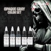 Set Tusuri Tatuaje XTREME Opaque Gray 5x30ml - Gri, Vegan, Steril