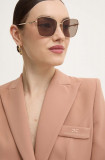 Furla ochelari de soare femei, culoarea auriu, SFU714_580300