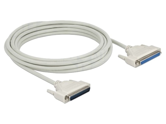 Cablu D-Sub 37pin, 5m, bej
