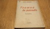 HORIA NITULESCU (dedicatie-autograf lui GEO DUMITRESCU) - Toamna in Paradis poeme - Imprimeria Penitenciarului Vacaresti, 1943, 90 p., Alta editura