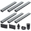 VidaXL Canale de drenaj 6 buc. Oțel galvanizat 6 m 142879