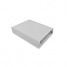 Cearceaf cu elastic Qmini pentru patut 90x40 cm din bumbac Gray