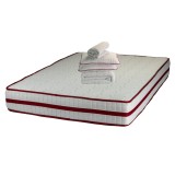 Set Saltea ortopedica cu arcuri Roza Super Lux Ortopedic 140x200x25cm, fermitate mediu-tare, plasa arcuri Bonell, fara vara-iarna, aerisire spaceair,