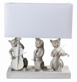 Lampa de masa cu trei pisicute CW618, Veioze