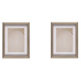 Cumpara ieftin Set 2 rame foto de perete Home Creation, dimensiune fotografie 20 x 30 cm, MDF, natur