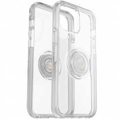 Husa Plastic - TPU OtterBox Symmetry POP pentru Apple iPhone 12 mini, Transparenta