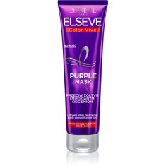 L&rsquo;Or&eacute;al Paris Elseve Color-Vive Purple masca hranitoare pentru parul blond cu suvite 150 ml