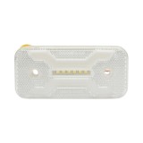 Lampa gabarit laterala LED 12V-24V alba 2 functii, model X NEON, 30 LED-uri 110x52x16mm Breckner Germany