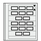 Set 5 folii pentru timbre, D-Blank 664PA, cu 6 straifuri pentru timbre individuale