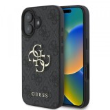 Husa pentru Apple iPhone 16, Guess, 4G Big Logo, Neagra