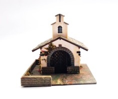 kit Capela de Munte circuit trenulet Diorama feroviara Faller 243 Germania anii '80 macheta cai ferate