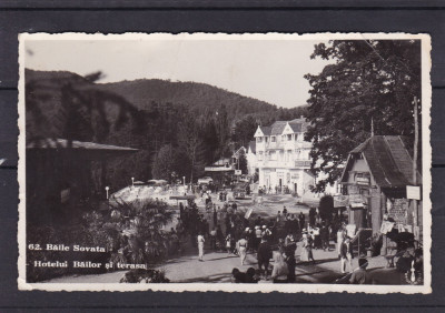 SOVATA BAILE SOVATA HOTELUL BAILOR SI TERASA TUTUNGERIE CIRCULATA 1934 foto