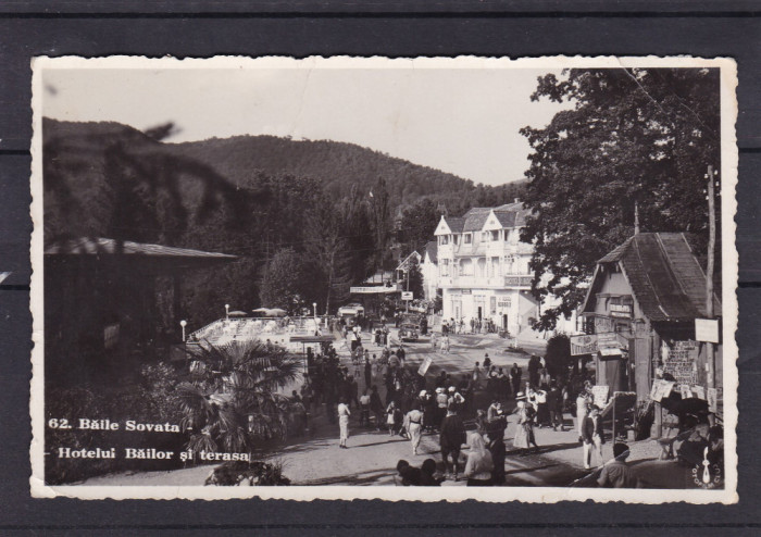 SOVATA BAILE SOVATA HOTELUL BAILOR SI TERASA TUTUNGERIE CIRCULATA 1934