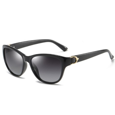 Ochelari de Soare pentru Femei - Techsuit (A572) - Black / Gradient Gray foto