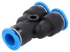 Racord Y Push-In 0,95-6bar PBT QSM