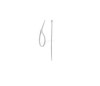 DEDRA Set 100 coliere din plastic alb 3.6x300 mm