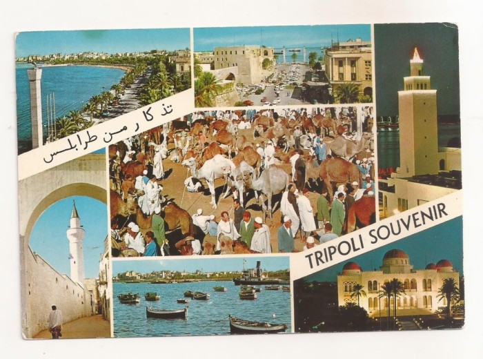 FA84 -Carte Postala- LIBIA - Tripoli, circulata 1980