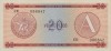 CUBA █ bancnota █ 20 Pesos █ 1985 █ P-FX5 █ Serie A █ UNC █ necirculata