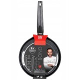 Tigaie de clatite, 25 cm, de marmura, Antiaderent, Inductie, Bono Pancake, neagra, Florina