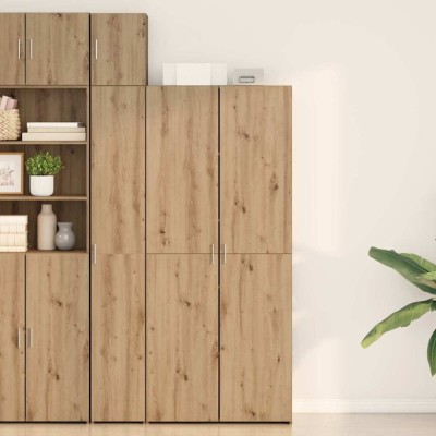 vidaXL Bufet stejar artizanal 40 x 42.5 x 185 cm Lemn compozit 3365595 foto