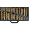 Set burghie titanate pentru metal in trusa 1-13mm,300 buc, Yato