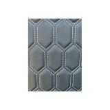 Material imitatie piele tapiterie hexagon negru /cusatura gri Cod: Y06NG Automotive TrustedCars, Oem