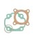 Garnituri Set Motor Cilindru Scuter PGO T-Rex 49cc - 50cc Racire Aer