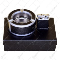 Set cadou 2 piese pentru barbati &ndash; Scrumiera/Bricheta