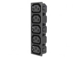 Conector Alimentare AC Splitter 10A 250V IEC C13 F
