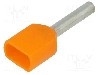 Terminal cu compresie, cablu 0.5mm2, cositorit, BM GROUP - BM 00551