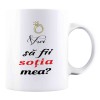 Cana alba personalizata &quot;Vrei sa ii sotia mea?&quot;, INOVATIX&reg;. 330ml, Oem