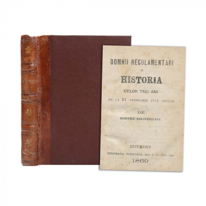 Dimitrie Bolintineanu, Domnii regulamentari și istoria celor 3 ani, 1869
