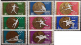 Ungaria 1969 - JO Mexic medalii, serie stampilata