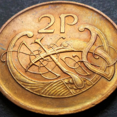 Moneda 2 PENCE - IRLANDA, anul 1986 * cod 3966 B