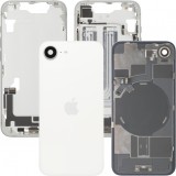 Capac Baterie Apple iPhone 17e, Cu Carcasa Mijloc, Full Parts, Alb, Swap Premium