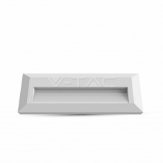 3W Lamp&amp;amp;#259; LED pentru scar&amp;amp;#259; Corp Alb Dreptunghiular Alb Natural V-Tac SKU-1326 foto