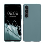 Husa Kwmobile pentru Sony Xperia 1 VI, Verde deschis, Silicon, KWM000021TR004C